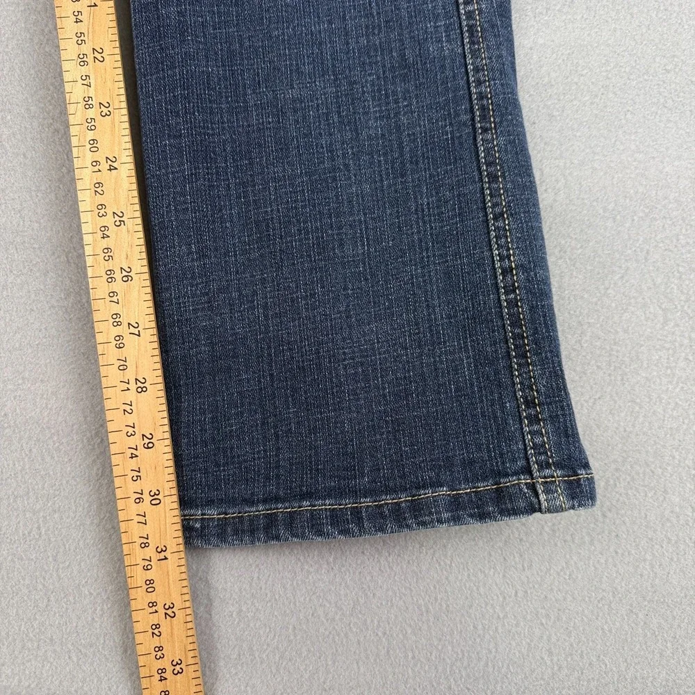 Southpole Flare Jeans Womens Sz‎ 9 Y2K Low Rise Bootcut Stretch Denim Front Fade
